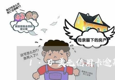 1.6美元信用卡逾期 1.6美元信用卡逾期
