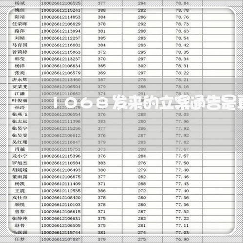 1068发来的立案通告是真的吗/2023022706159