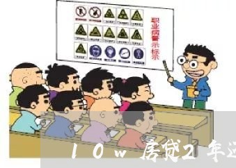 10w房贷2年还总共多少/2023061172817