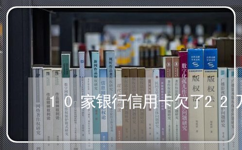 10家银行信用卡欠了22万 10家银行信用卡欠了22万