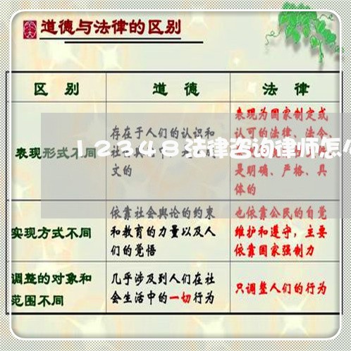 12348法律咨询律师怎么样