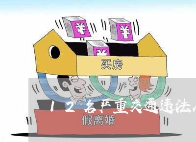 12名严重交通违法人员名单曝光 12名严重交通违法人员名单曝光