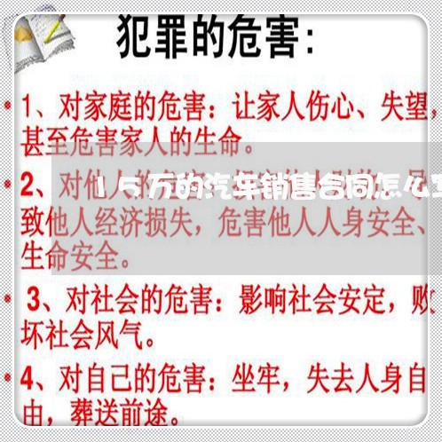 15万的汽车销售合同怎么写/2023042351504