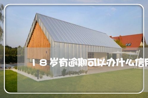 18岁有逾期可以办什么信用卡 18岁有逾期可以办什么信用卡