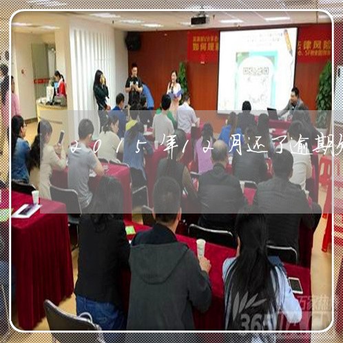 2015年12月还了逾期欠款