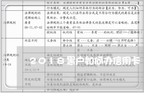 2018黑户如何办信用卡 2018黑户如何办信用卡