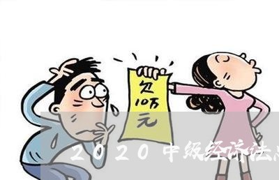 2020中级经济法总结