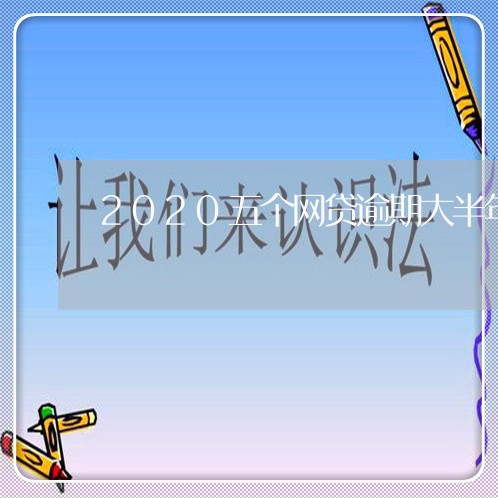 2020五个网贷逾期大半年