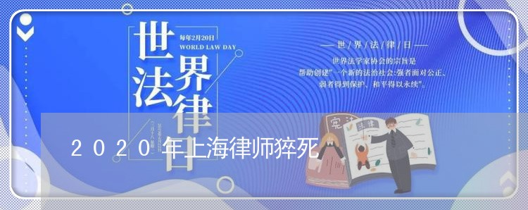 2020年上海律师猝死/2023030103959