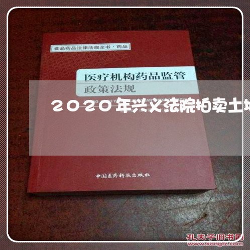 2020年兴义法院拍卖土地