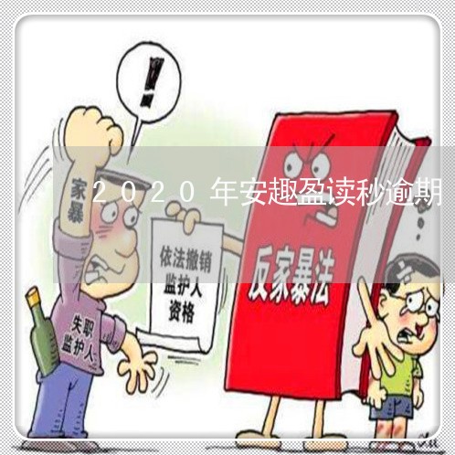 2020年安趣盈读秒逾期