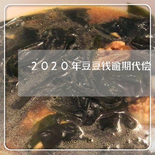 2020年豆豆钱逾期代偿