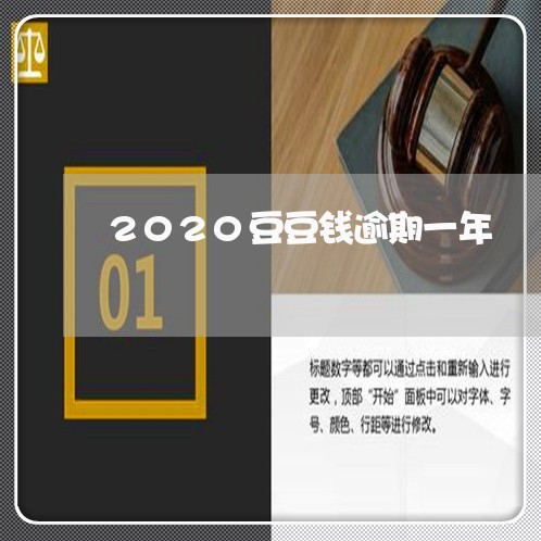 2020豆豆钱逾期一年/2023061848159