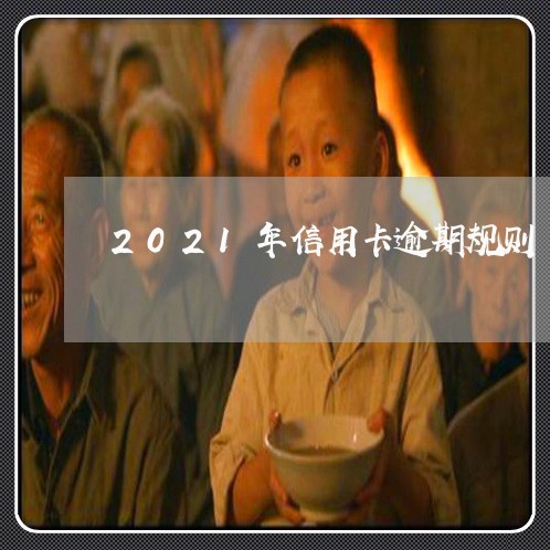 2021年信用卡逾期规则/2023060204957