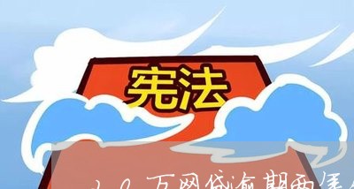 20万网贷逾期两年会怎样/2023120327147