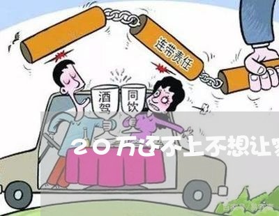 20万还不上不想让家里人知道/2023100874715