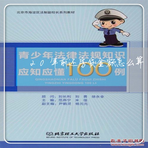 20年前还房贷金额怎么算/2023061136382 20年前还房贷金额怎么算/2023061136382