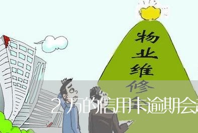 2万的信用卡逾期会起诉吗/2023062134069