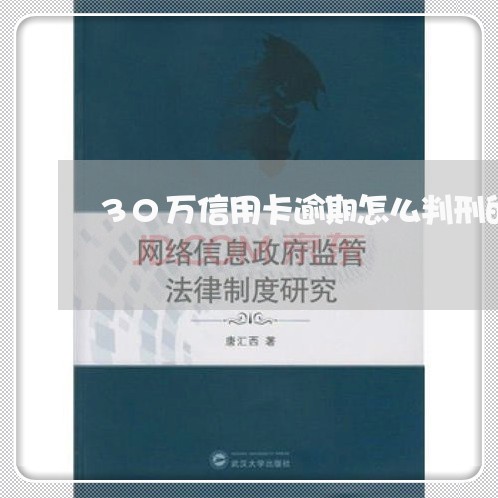 30万信用卡逾期怎么判刑的呢/2023042074038