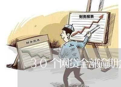 30个网贷全部逾期会怎样/2023091525148