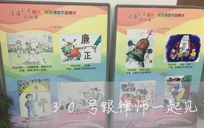 30号跟律师一起见了当事人