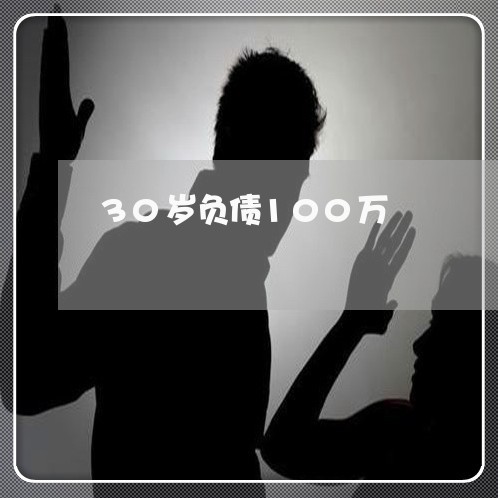 30岁负债100万/2023021001746