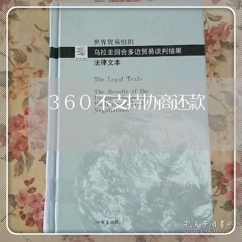 360不支持协商还款/2023110820261