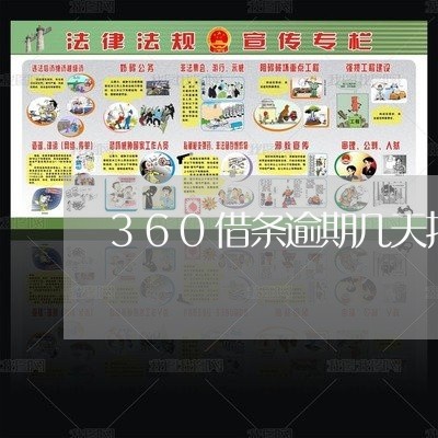 360借条逾期几天打紧急联系人