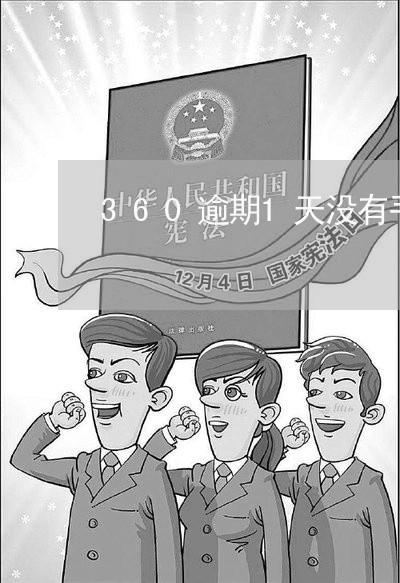 360逾期1天没有手动还款