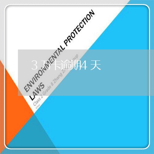 3万卡逾期4天