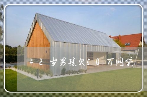 42岁男孩欠50万网贷 42岁男孩欠50万网贷