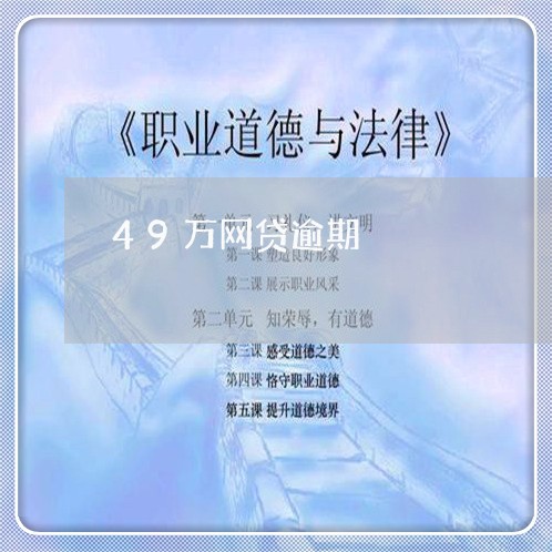 49万网贷逾期 49万网贷逾期