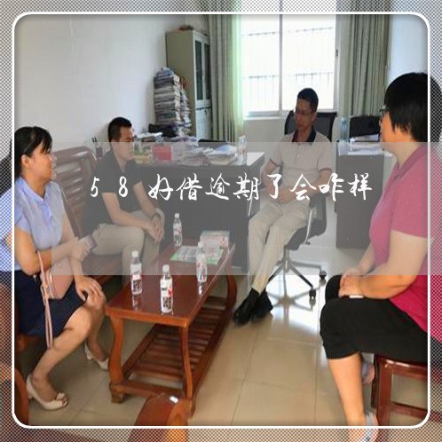 58好借逾期了会咋样/2023032069472