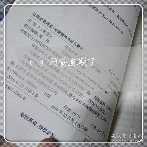58网贷逾期了 58网贷逾期了