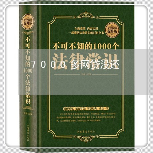 7000多网贷没还/2023112649371