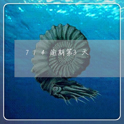 714逾期第3天 714逾期第3天