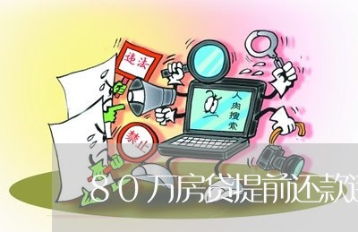 80万房贷提前还款违约金/2023061272593