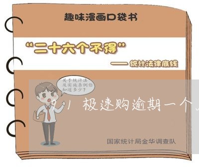 91极速购逾期一个月