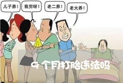 9个月打胎违法吗