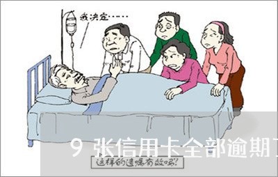 9张信用卡全部逾期了怎么还款/2023042278516