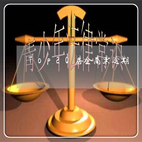 Top20房企商票逾期