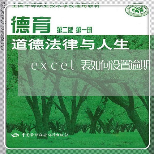 excel表如何设置逾期