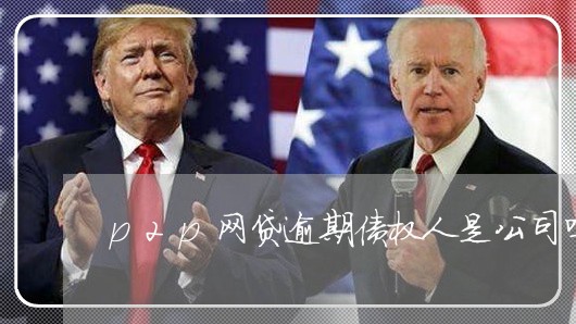 p2p网贷逾期债权人是公司吗/2023111864358