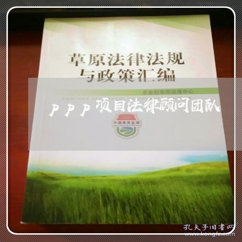 ppp项目法律顾问团队 ppp项目法律顾问团队