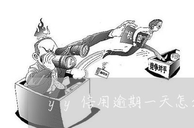 yy信用逾期一天怎么办 yy信用逾期一天怎么办