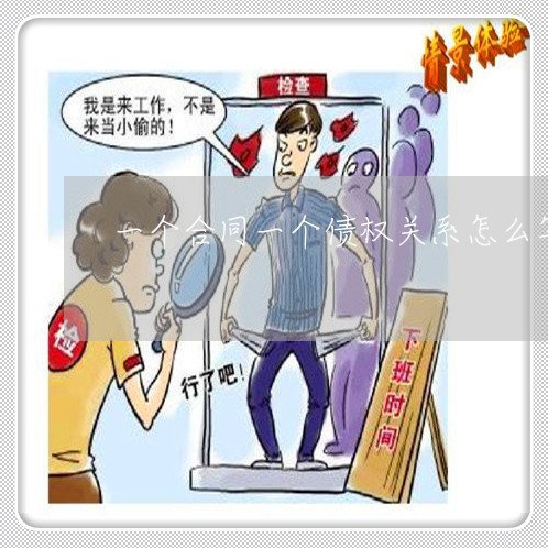 一个合同一个债权关系怎么写/2023061673717 一个合同一个债权关系怎么写/2023061673717