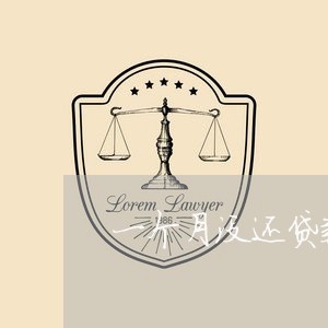 一个月没还贷款会怎么样/2023021173962