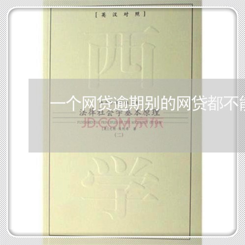 一个网贷逾期别的网贷都不能贷