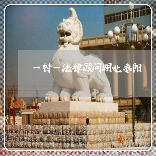 一村一法律顾问湖北枣阳 一村一法律顾问湖北枣阳