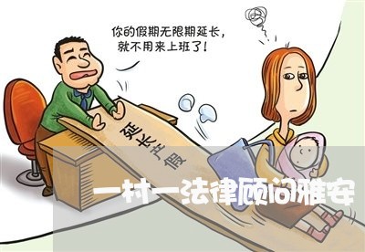 一村一法律顾问雅安 一村一法律顾问雅安
